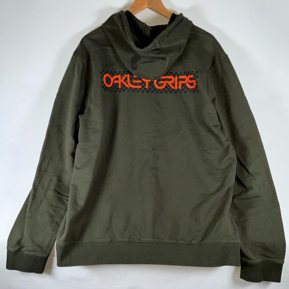Oakley Olive Green Zip-Up Hoodie